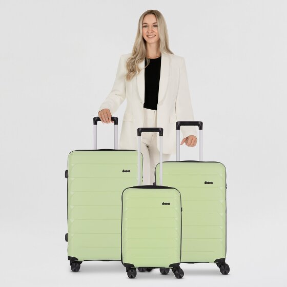 d&n Travel Line 4100 4 wielen Kofferset 3-delig