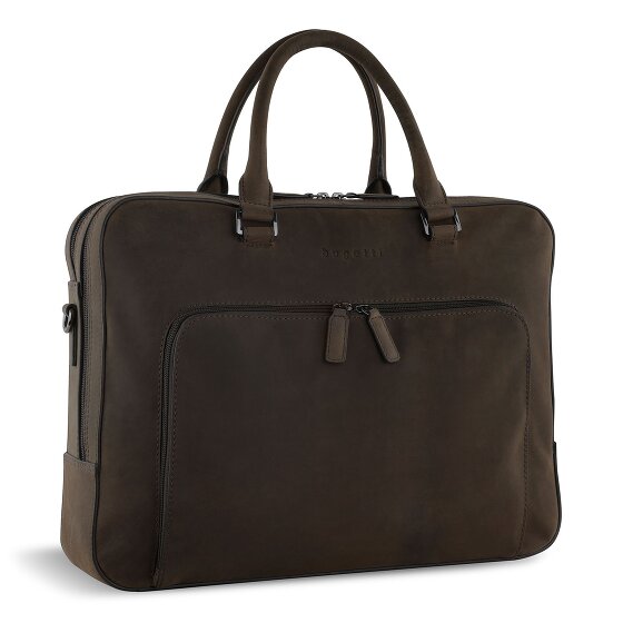 bugatti Luca Koffer Leer 39 cm Laptop compartiment