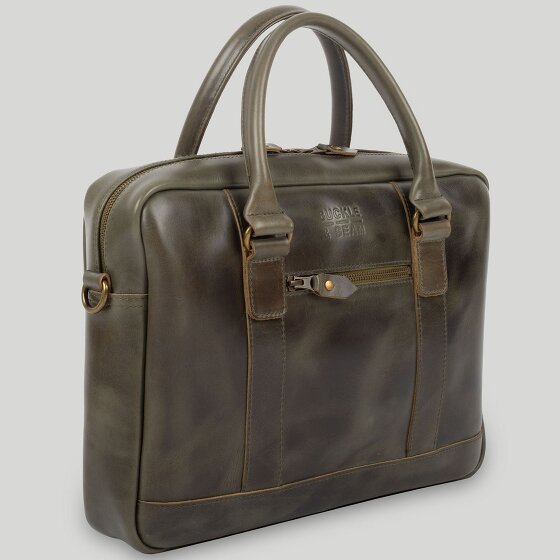 Buckle & Seam Everett aktetas Leer 38 cm Laptopcompartiment
