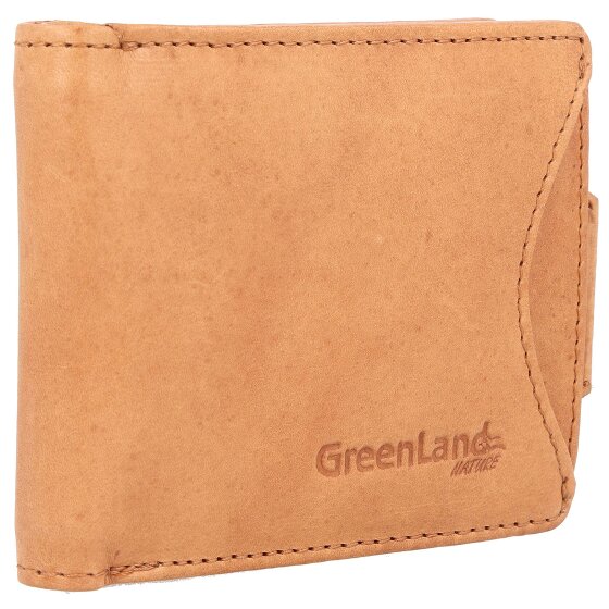 Greenland Nature Natuur Portemonnee RFID Leer 10 cm Greenland Nature Natuur Portemonnee RFID Leer 10 cm