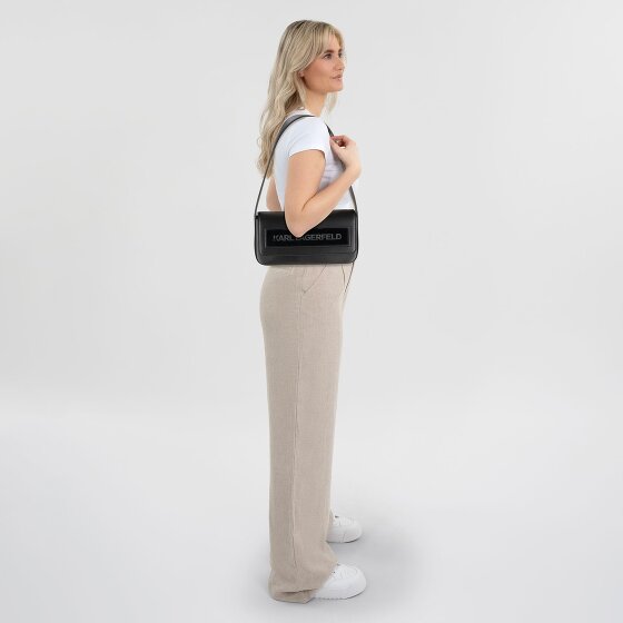 Karl Lagerfeld Ikon K Schoudertas Leer 24 cm Karl Lagerfeld Ikon K Schoudertas Leer 24 cm