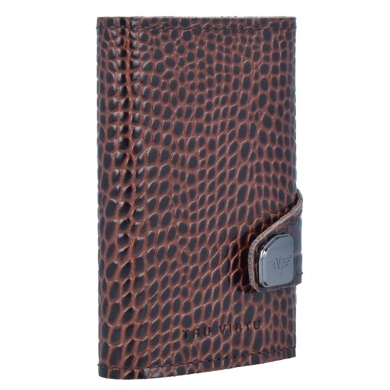 Tru Virtu Click & Slide Creditcardetui Portemonnee RFID Leer 6,5 cm