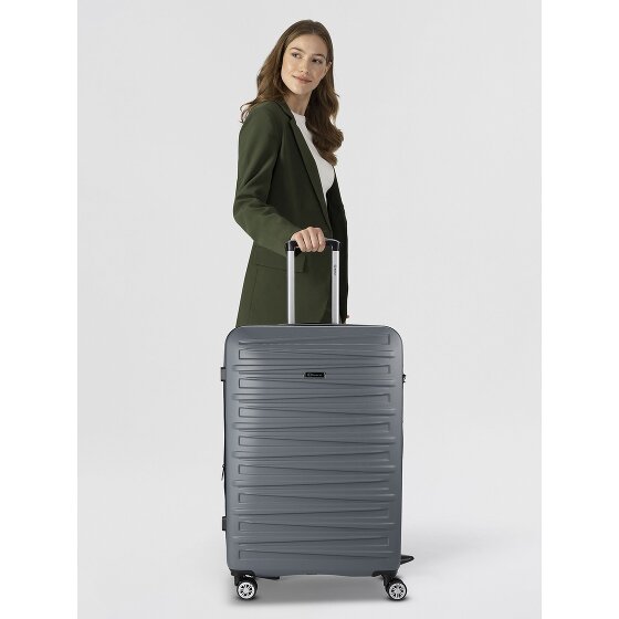 Benzi 5493 4 wielen Trolley L 77 cm met uitbreidingsplooi