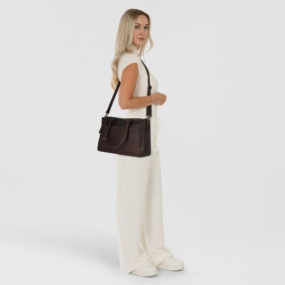 Burkely On the move Shopper Tas Leer 40 cm Laptop compartiment