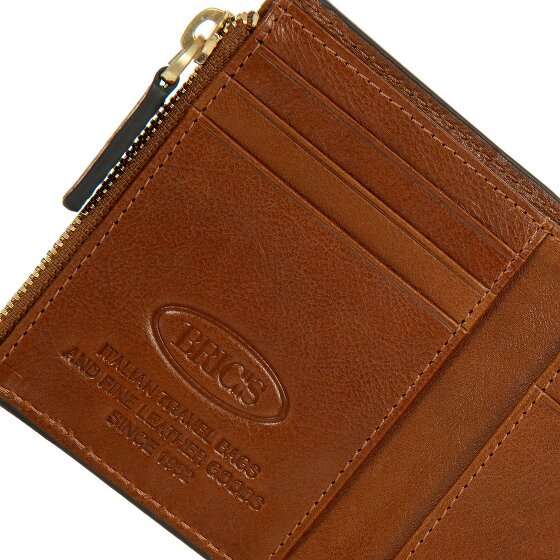 Bric's Volterra Portemonnee RFID-bescherming Leer 11 cm