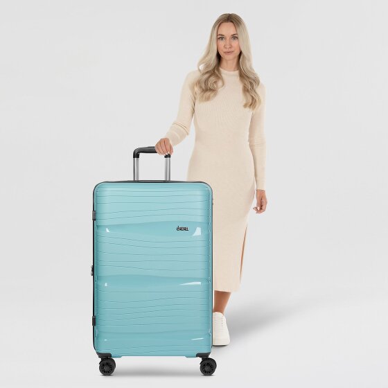 d&n Travel Line 4300-Plus 4 wielen Trolley L 76 cm met uitbreidingsplooi