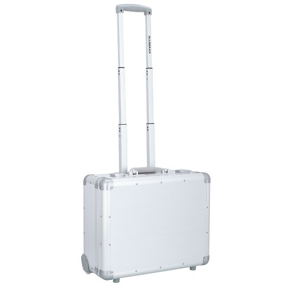 Alumaxx Zakelijke trolley met 2 wielen, Aluminium, laptopvak 37 cm