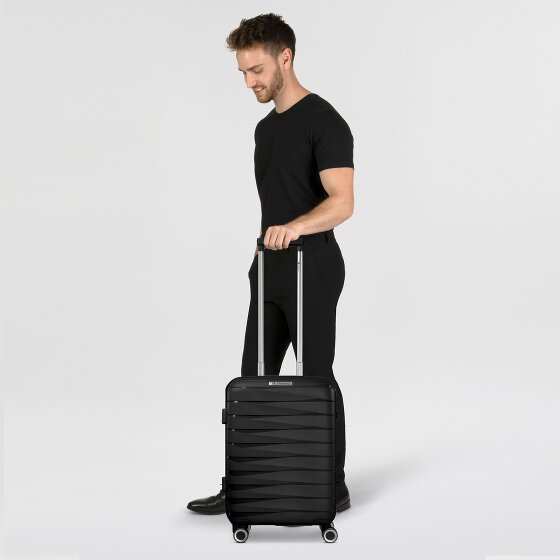 Franky London 4 wielen Cabinewagen S 55 cm met uitbreidingsplooi