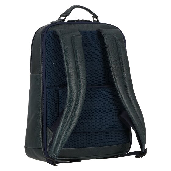 Piquadro P15S Dagrugzak Leer 43 cm Laptop compartiment