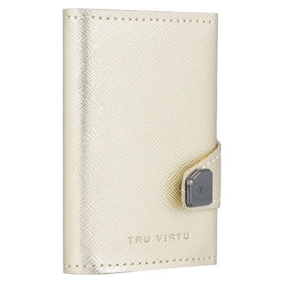 Tru Virtu Click & Slide Creditcardetui Portemonnee RFID Leer 6,5 cm