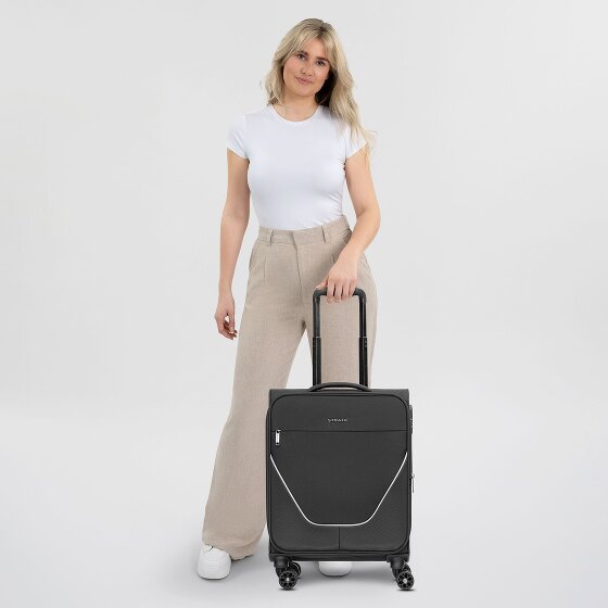 Stratic taska 4-Wiel Cabin Trolley S 55 cm met uittrekbare plooi