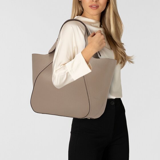Boss Lenah Shopper Tas Leer 40 cm Boss Lenah Shopper Tas Leer 40 cm