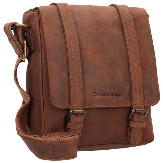 Greenland Nature Montenegro Schoudertas RFID Leer 23 cm Greenland Nature Montenegro Schoudertas RFID Leer 23 cm