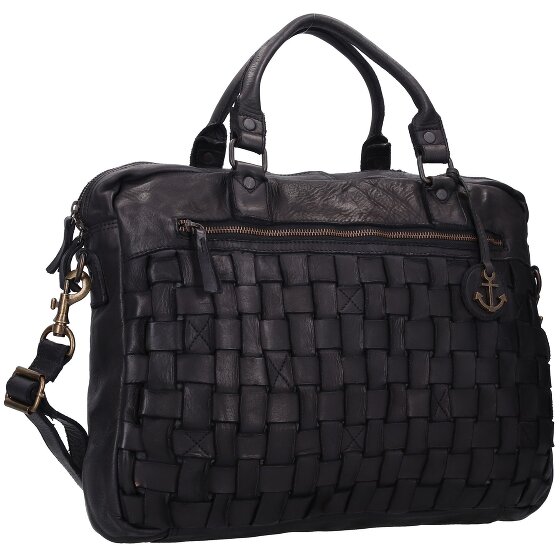 Harbour 2nd Koele aktetas Aris leer 40 cm laptop compartiment