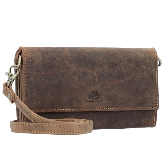 Greenburry Vintage Portemonnee RFID-bescherming Leer 20 cm