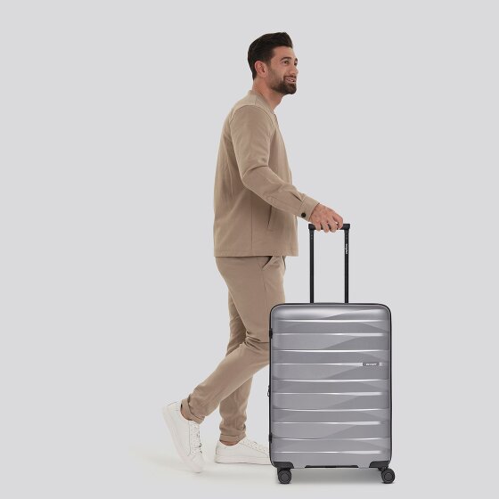 Bergpfeil Reis trolley op 4 wielen M 66 cm met uitbreidingsplooi