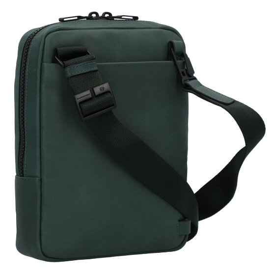 Piquadro Liko Mini tas Schoudertas RFID-bescherming Leer 17 cm