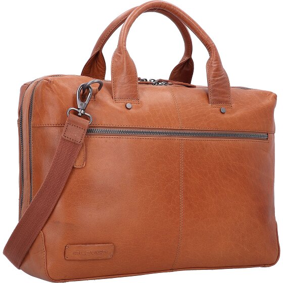 Plevier Rock Flint Koffer RFID-bescherming Leer 41 cm Laptop compartiment