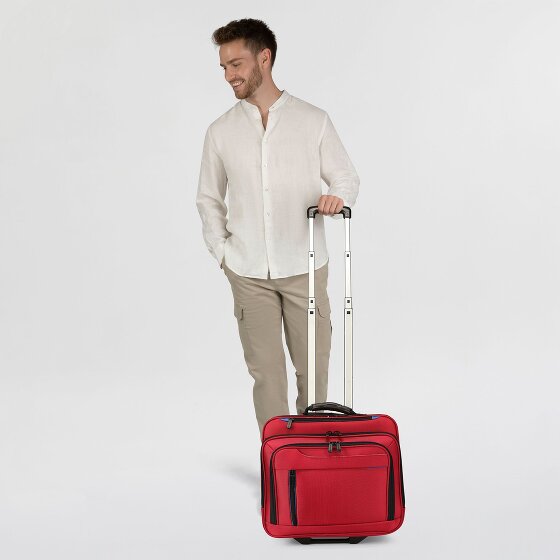 Dermata 2 wielen Zakelijke trolley 38 cm Laptopvak