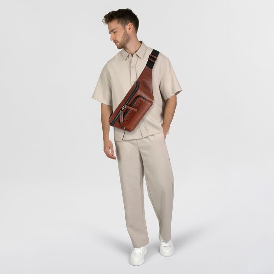 The Bridge Giacomo Fanny pack Leer 26 cm