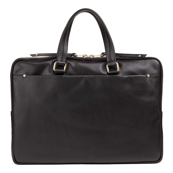 DuDu Pocket Koffer Leer 36 cm Laptop compartiment