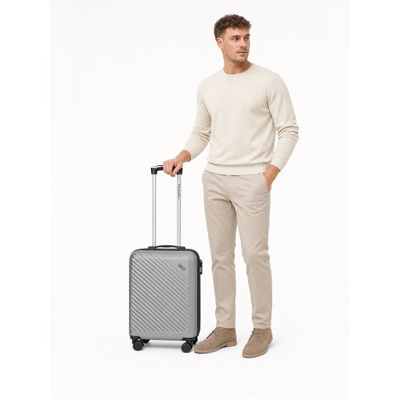 Check.In Paradise 2.0 4 wielen Cabinewagen S 55 cm met uitbreidingsplooi