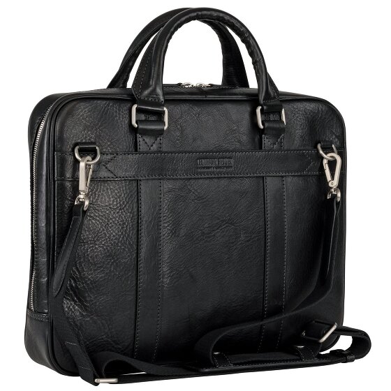 Leonhard Heyden Bergamo aktetas leer 38 cm Laptop compartiment