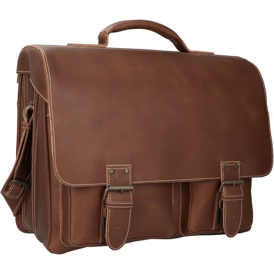 aunts & uncles Hunter Big Finn aktetas leer 40 cm laptopvak