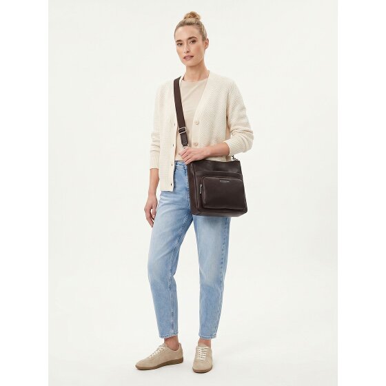 Mandarina Duck Mellow Leather Crossbody tas Leder 30 cm