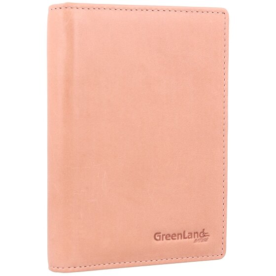 Greenland Nature Zachte gekleurde paspoorthoes RFID leer 12 cm