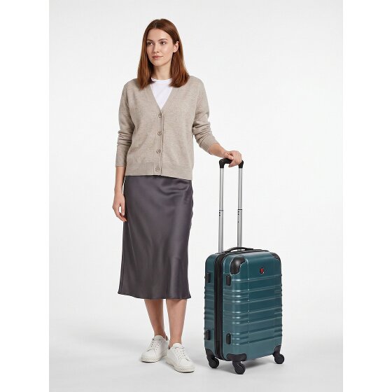 Wenger Amplar Evo 4 wielen Cabinewagen S 53 cm met uitbreidingsplooi