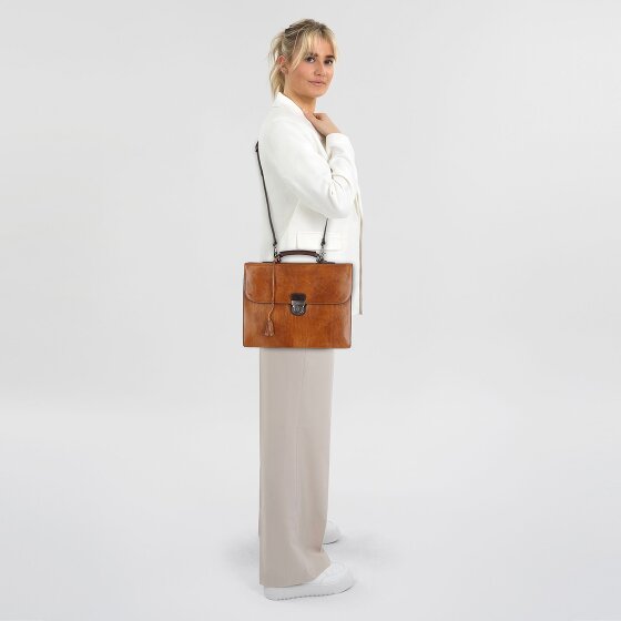 Castelijn & Beerens Rien Aktentas RFID-bescherming Leder 39.5 cm Laptopvak