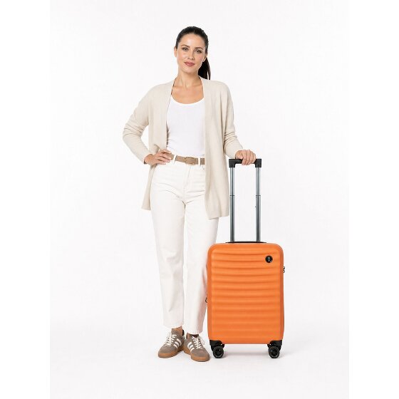 Bric's Nausicaa 4 wielen Cabinewagen 55 cm met uitbreidingsplooi