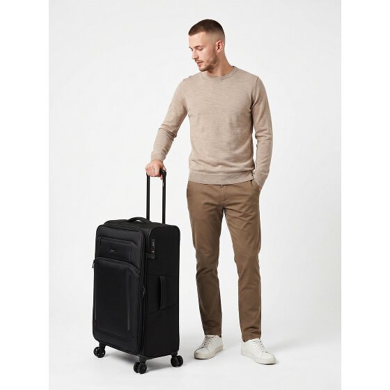d&n Travel Line 9804 4 wielen Trolley L 78 cm met uitbreidingsplooi