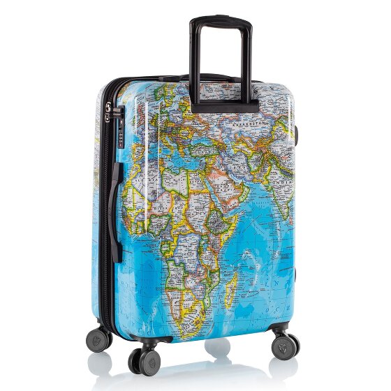 Heys Black Camo 4 wielen Trolley M 66 cm met uitbreidingsplooi