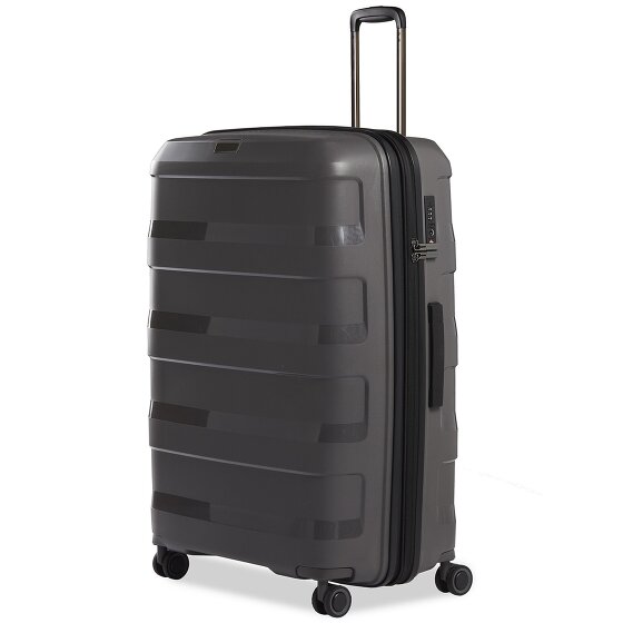 Stratic Straw + 4 wielen Trolley 75 cm met uitbreidingsplooi