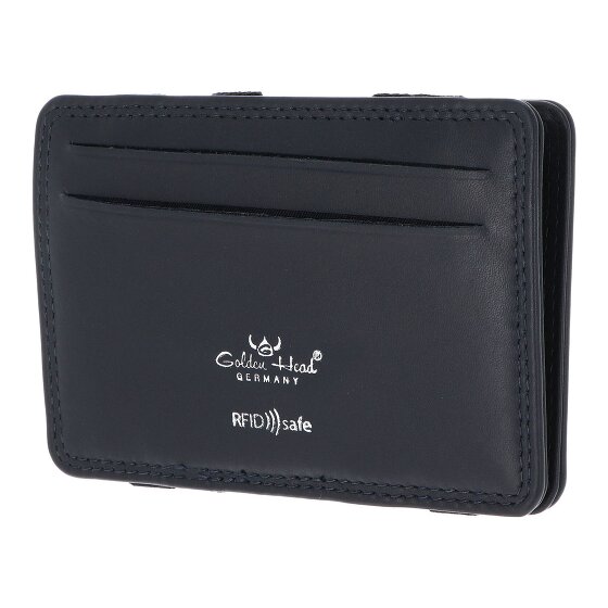 Golden Head Polo Creditcardhouder RFID-bescherming Leder 7.5 cm
