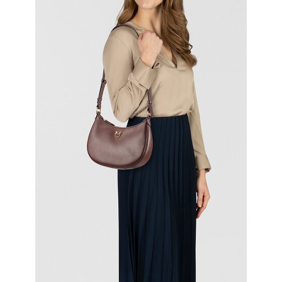 PINKO Half Moon Schoudertas Leder 26 cm