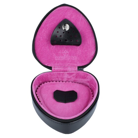 Windrose Merino Moda Leren Sieradendoosje 9 cm