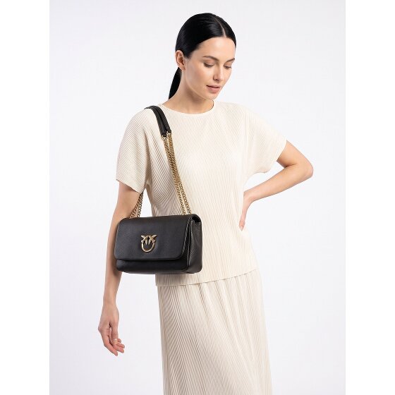 PINKO Love Soft Schoudertas Leder 31 cm