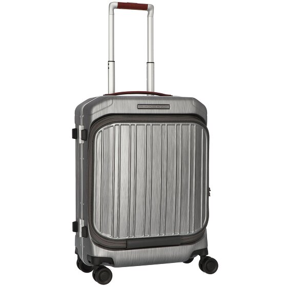 Piquadro PQ-LM 4-wiel cabinewagen 55 cm Laptopvak
