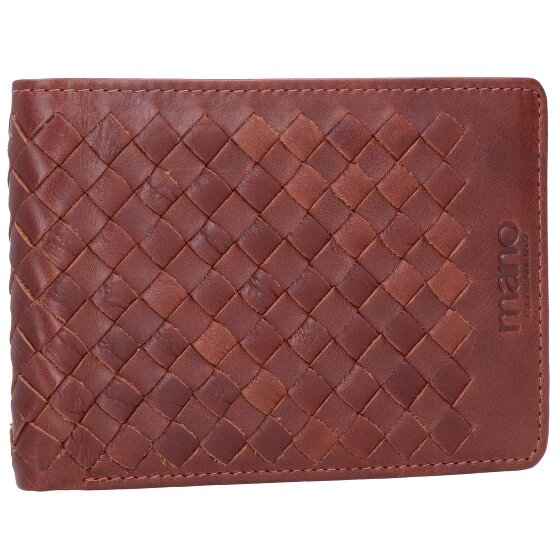 mano Don Luca Portemonnee Leer 12 cm