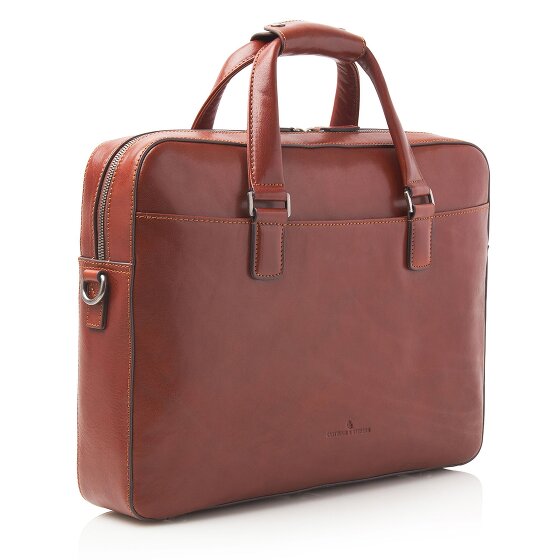 Castelijn & Beerens Ted Aktetas Leer 41 cm Laptopcompartiment