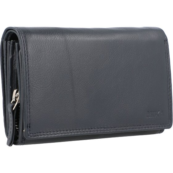 Mika Leren portemonnee 15 cm