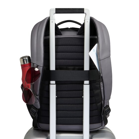 Piquadro Corner Zakelijke rugzak RFID-bescherming 43 cm Laptop compartiment