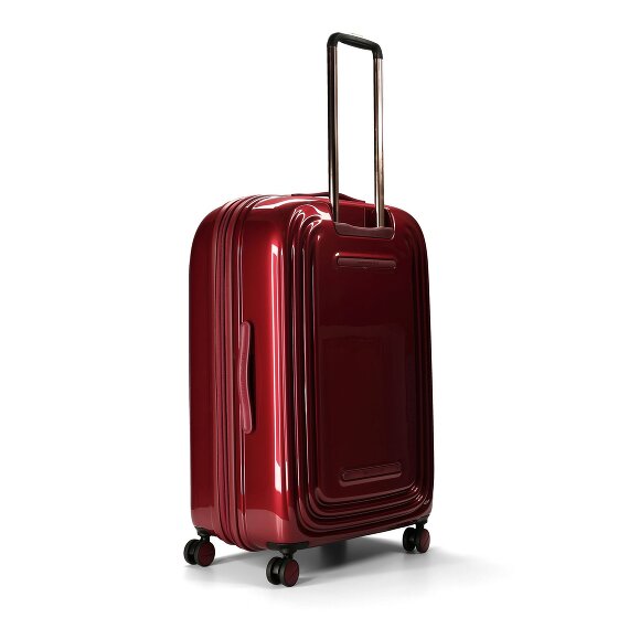 Mandarina Duck Logoduck + Metal 4 wielen Trolley L 75 cm met uitbreidingsplooi