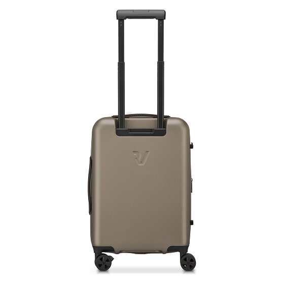 Roncato Florence 4-wiel cabine trolley 55 cm met uitklapbaar laptop compartiment