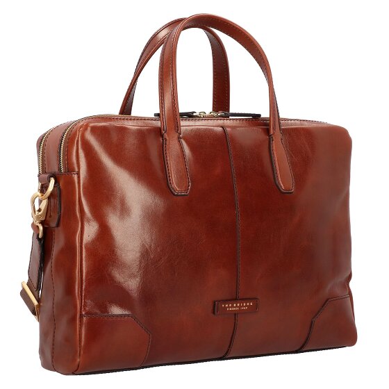 The Bridge Vespucci Briefcase Leer 41 cm Laptopcompartiment