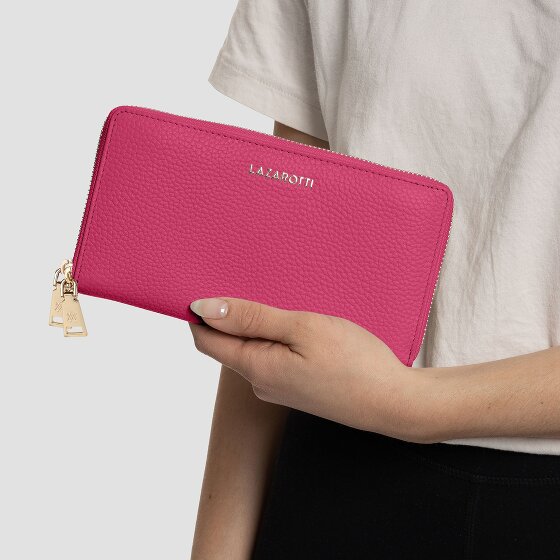 Lazarotti Bologna Leather Portemonnee RFID-bescherming Leer 20 cm