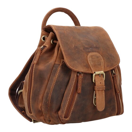 Greenburry Vintage City rugzak leer 25 cm